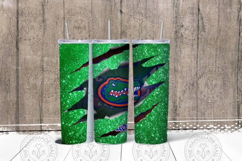 Download 20oz Skinny Tumbler NCAA Teams Glitter Design Bundle - The ...